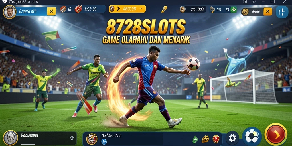 Tampilan gameplay seru 8728SLOTS dengan berbagai olahraga menantang.