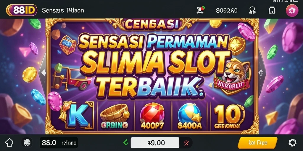 Tampilan menawan dari permainan slot di 88ID.