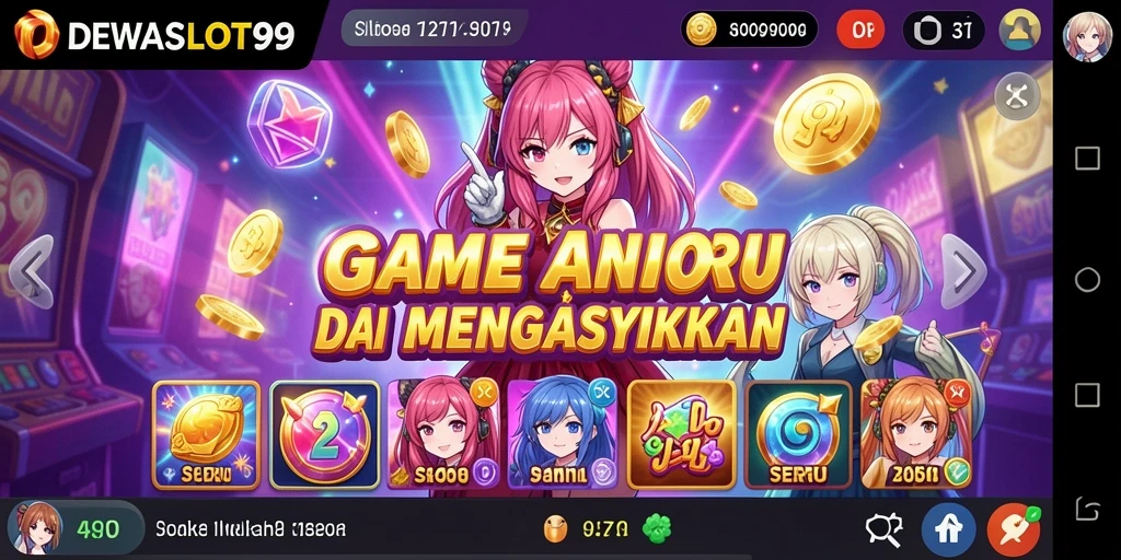 Gameplay menarik dari DEWASLOT99 dengan tema Anime yang beragam.