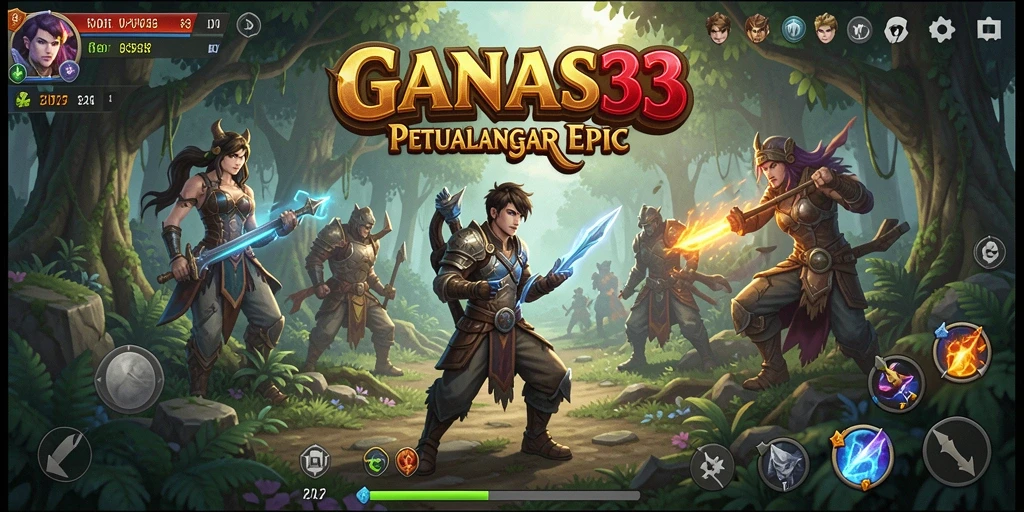 Tampilan gameplay epik GANAS33 yang mendebarkan dan penuh aksi.