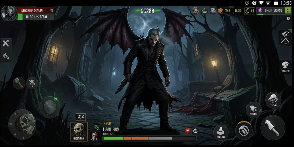 Tampilkan gameplay mencekam GG288 di dunia gelap yang menakutkan.