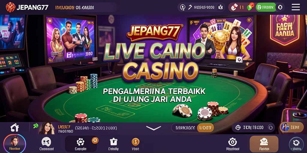 Tangkapan layar dari gameplay Live Casino JEPANG77 yang menarik dan interaktif.