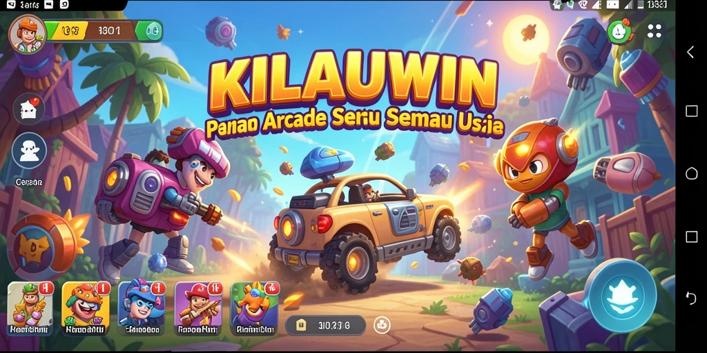 Screenshot gameplay KILAUWIN yang menunjukkan aksi seru dan tantangan.