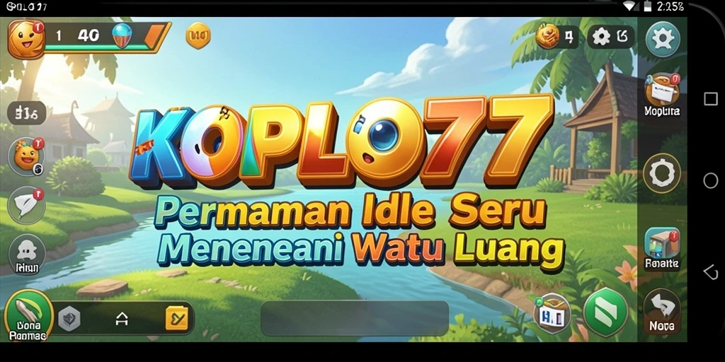 Tampilan gameplay KOPLO77 yang menarik dalam genre Idle.
