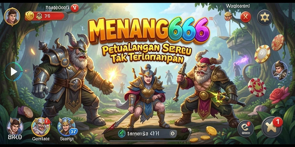 Screenshot gameplay MENANG666 yang menggambarkan aksi seru dalam petualangan.