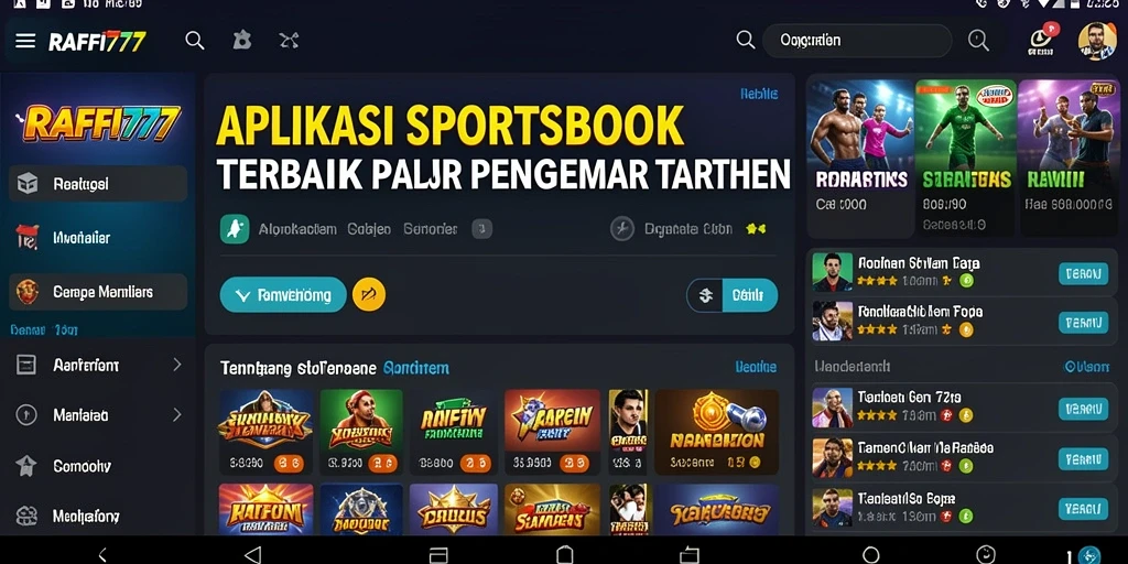 Tampilan gameplay yang menarik dan interaktif di RAFFI777.