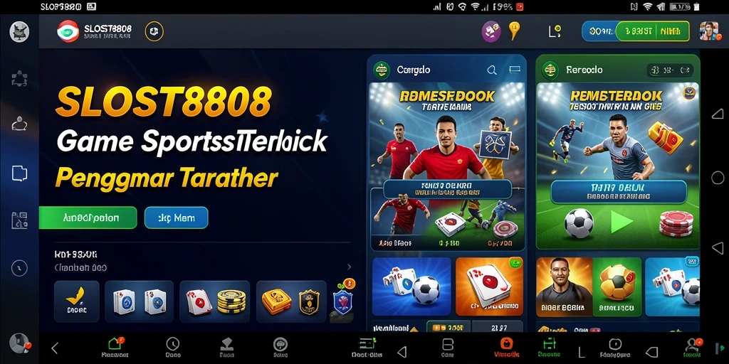 Tampilan gameplay SLOST8808 yang menarik dengan berbagai pilihan taruhan.