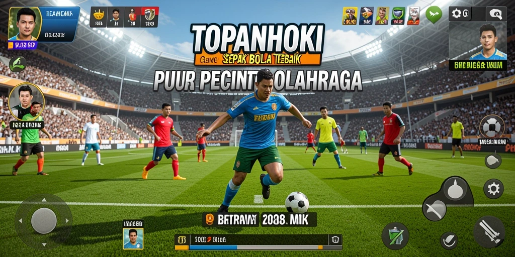 Gameplay seru dan tantangan sepak bola terbaik di TOPANHOKI.