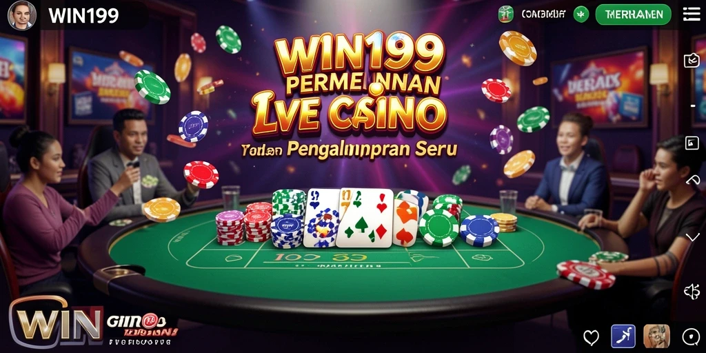 Gameplay Live Casino yang mendebarkan dan interaktif di WIN199.
